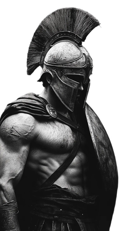 Spartan Warrior Wallpaper V3 Vinyl Car Decal Sticker – Waterproof & UV-Resistant 8"