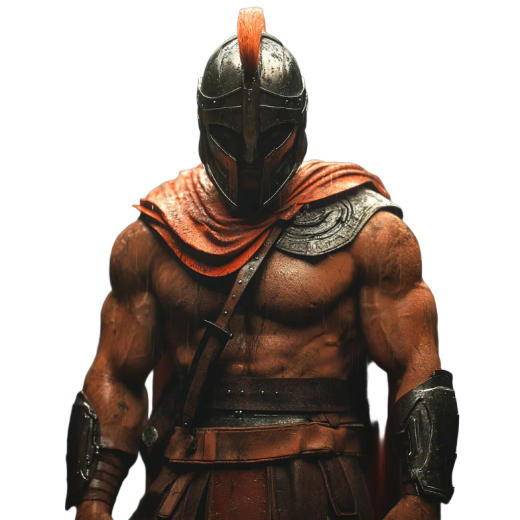 Spartan Soldier Training Vinyl Car Decal Sticker – Waterproof & UV-Resistant 8"