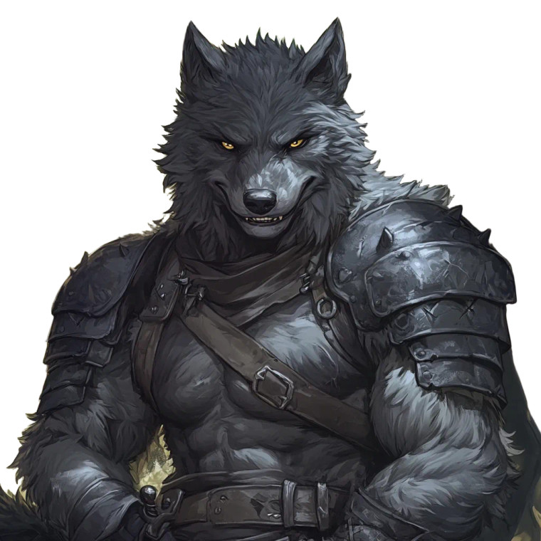 Wolfman Warrior Vinyl Car Decal Sticker – Waterproof & UV-Resistant 8"