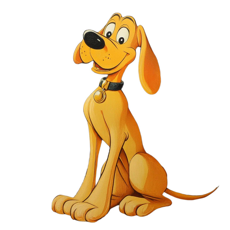 Pluto Disney Dog Vinyl Car Decal Sticker – Waterproof & UV-Resistant 8"