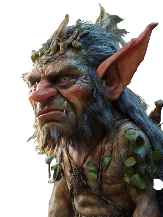 Realistic Troll Figure Vinyl Car Decal Sticker – Waterproof & UV-Resistant 8"