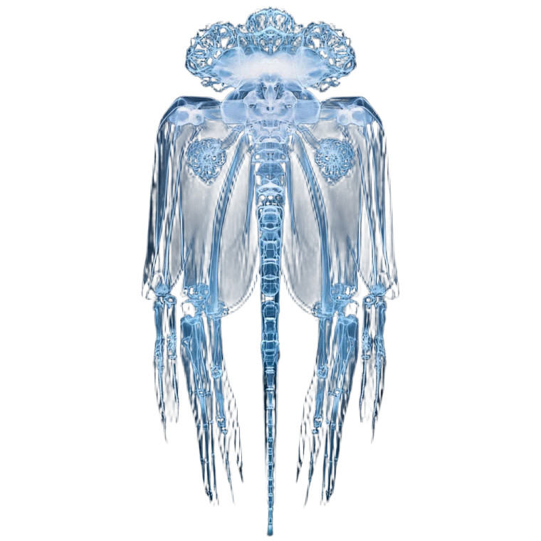 Bioluminescent Alien Bacteria Vinyl Car Decal Sticker – Waterproof & UV-Resistant 8"