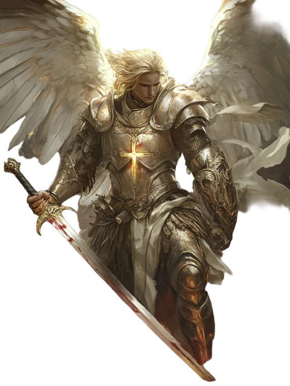 Saint Michael Triumphs V2 Vinyl Car Decal Sticker – Waterproof & UV-Resistant 8"