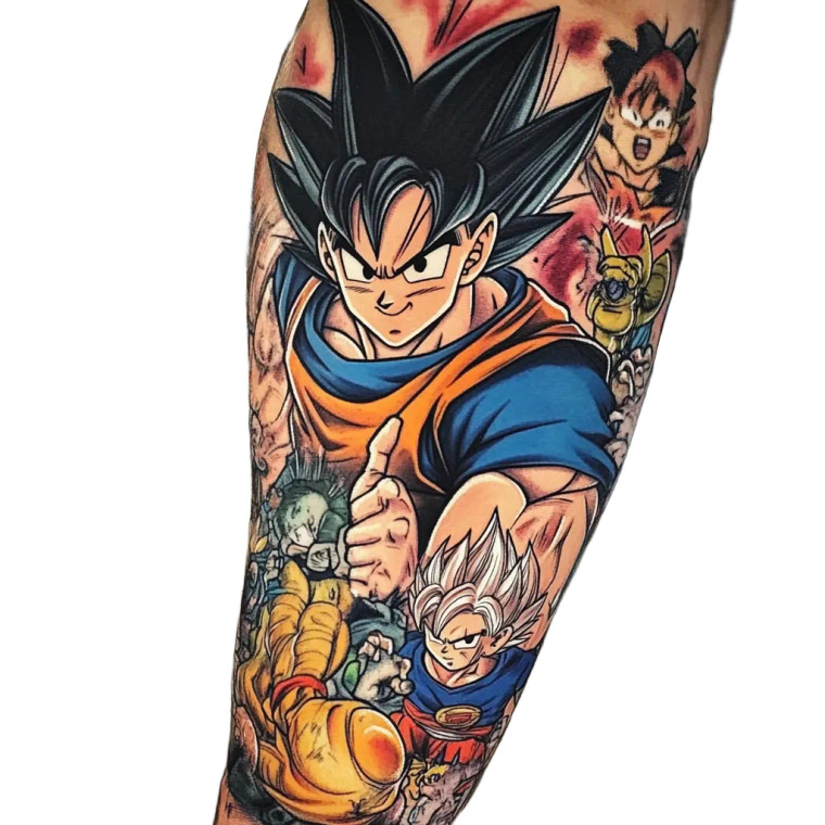 Dragon Ball Z V10 Vinyl Car Decal Sticker – Waterproof & UV-Resistant 8"