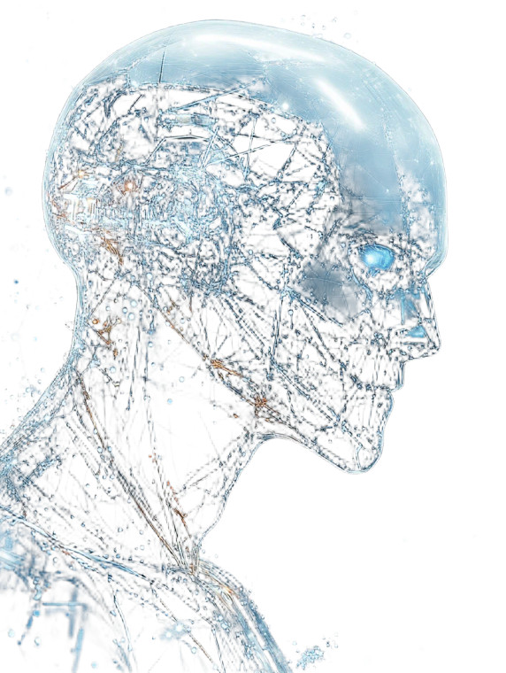 Glowing Terminator Hologram Vinyl Car Decal Sticker – Waterproof & UV-Resistant 8"