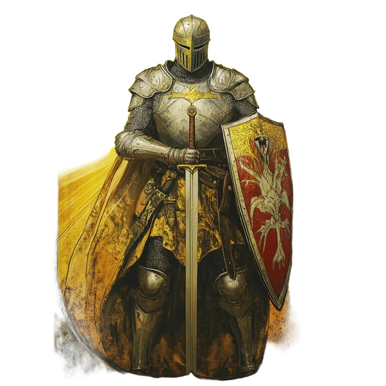 Knight Tarot Card Vinyl Car Decal Sticker – Waterproof & UV-Resistant 8"