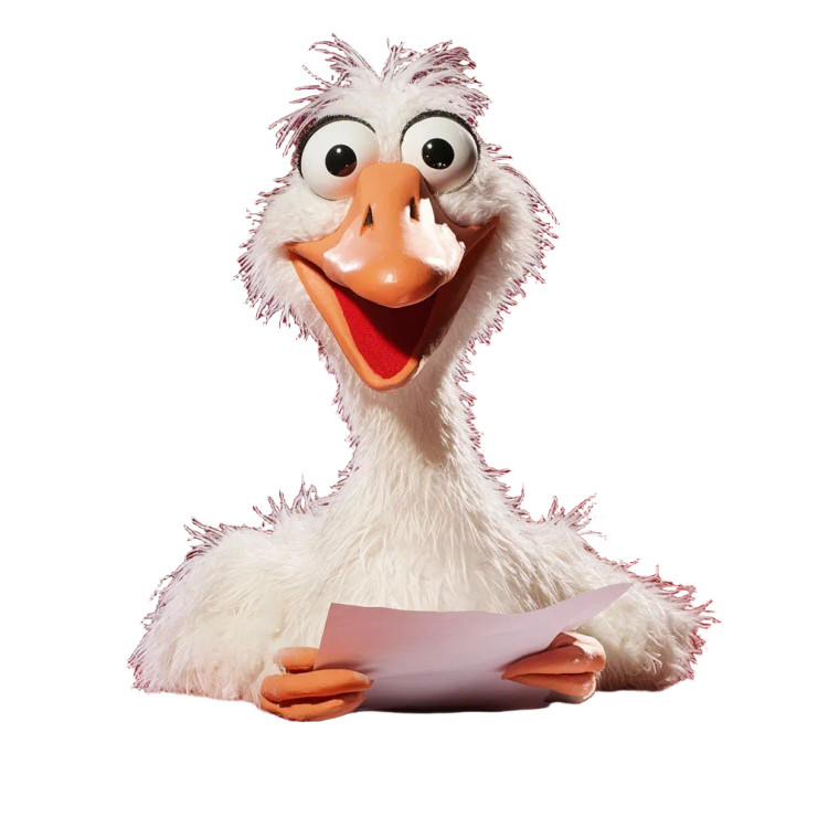 Happy Goose Muppet Vinyl Car Decal Sticker – Waterproof & UV-Resistant 8"