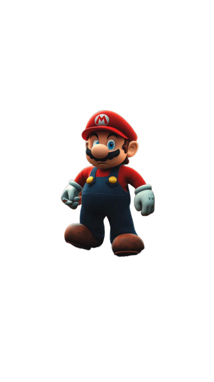Scary Mario Costume Vinyl Car Decal Sticker – Waterproof & UV-Resistant 8"