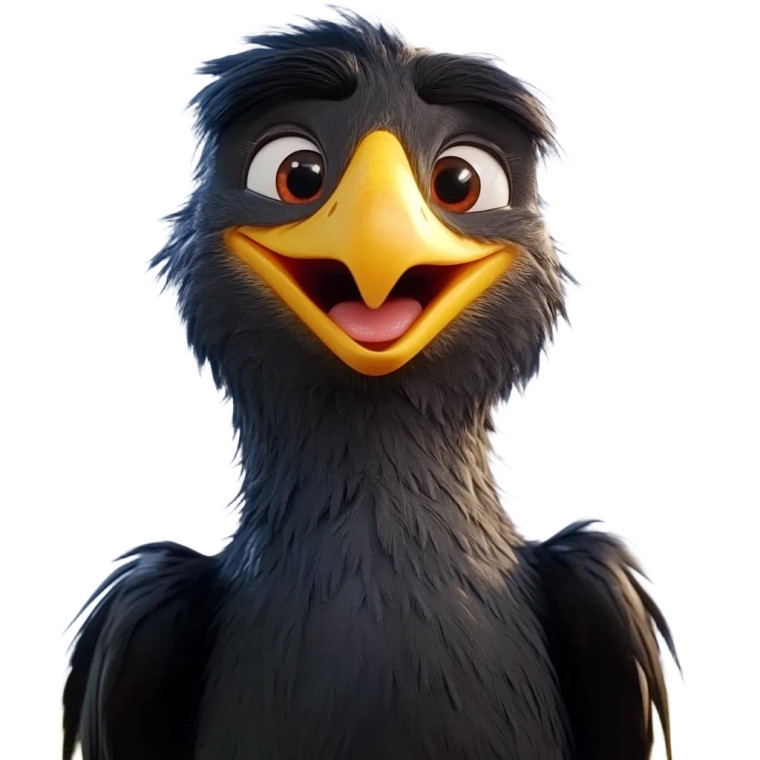 Anthropomorphic Male Character Vinyl Car Decal Sticker – Waterproof & UV-Resistant 8"