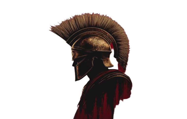 Roman Centurion Logo V2 Vinyl Car Decal Sticker – Waterproof & UV-Resistant 8"