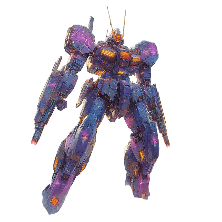 Mecha Warriors Battle Vinyl Car Decal Sticker – Waterproof & UV-Resistant 8"