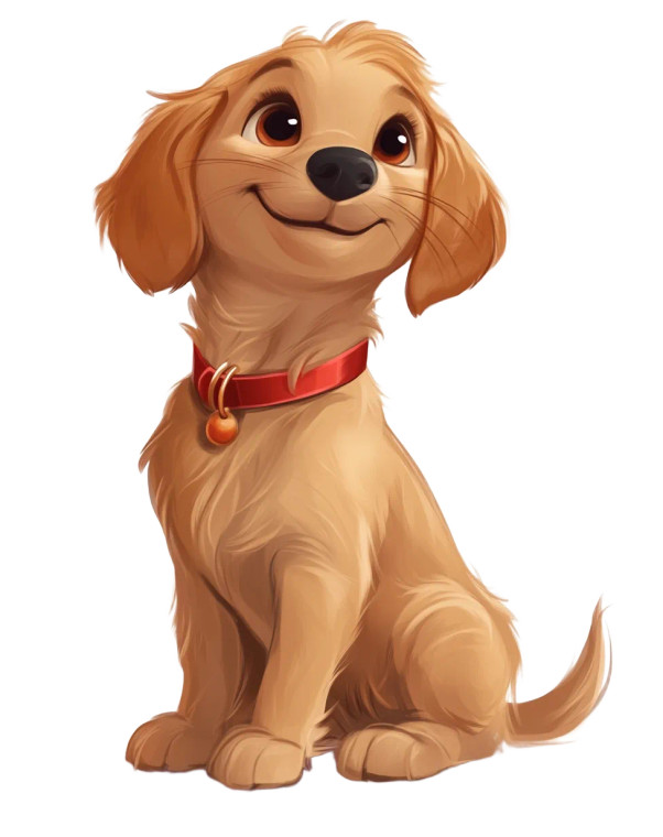 Golden Retriever Puppy Vinyl Car Decal Sticker – Waterproof & UV-Resistant 8"