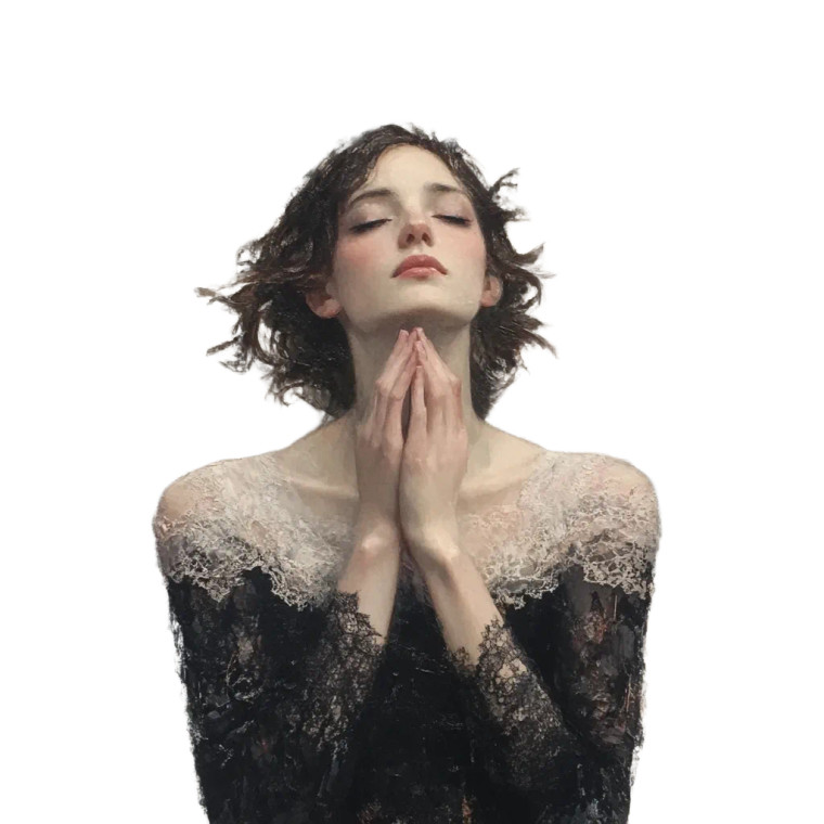 Angel V17 Vinyl Car Decal Sticker – Waterproof & UV-Resistant 8"