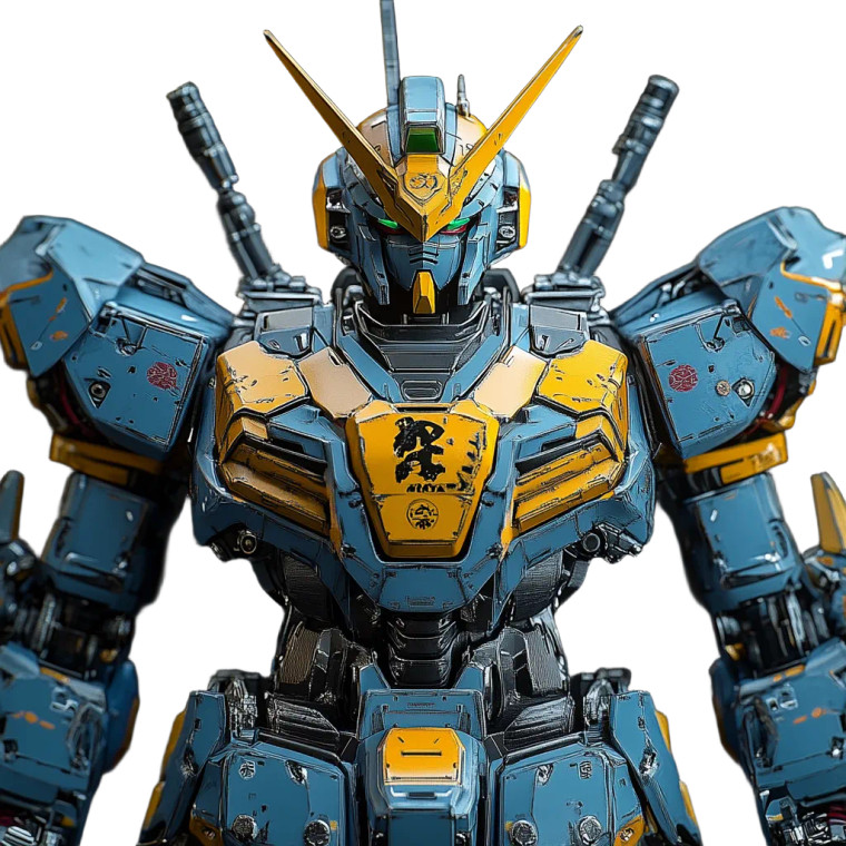 Japanese Gundam Vinyl Car Decal Sticker – Waterproof & UV-Resistant 8"