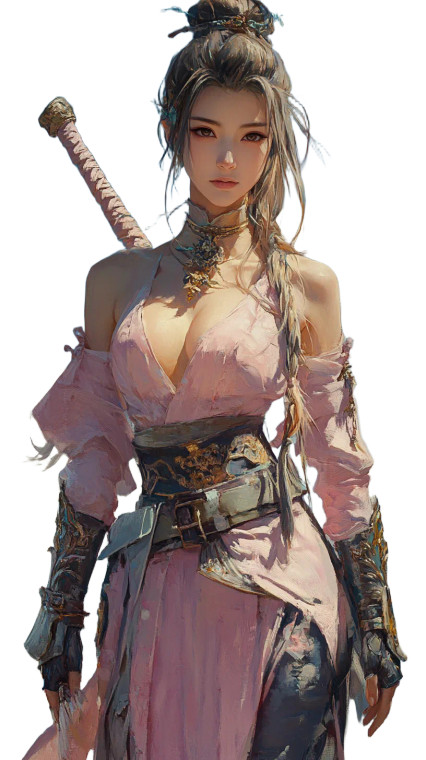 Ancient Chinese Warrior V14 Vinyl Car Decal Sticker – Waterproof & UV-Resistant 8"