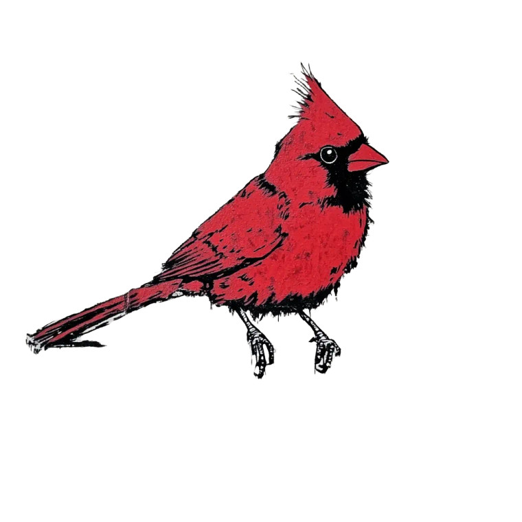 Banksy Cardinal Vinyl Car Decal Sticker – Waterproof & UV-Resistant 8"