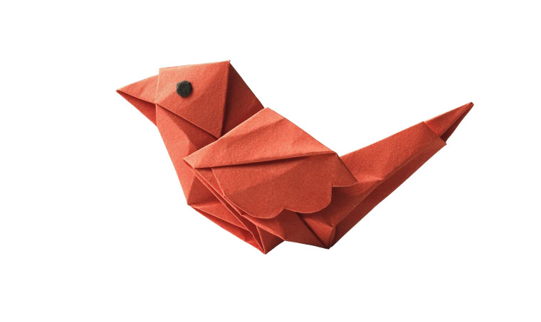 Bird Origami Craft Vinyl Car Decal Sticker – Waterproof & UV-Resistant 8"