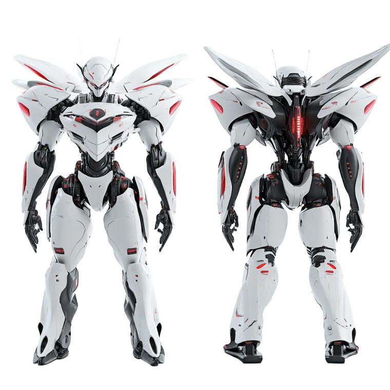 Robotech Robot V2 Vinyl Car Decal Sticker – Waterproof & UV-Resistant 8"