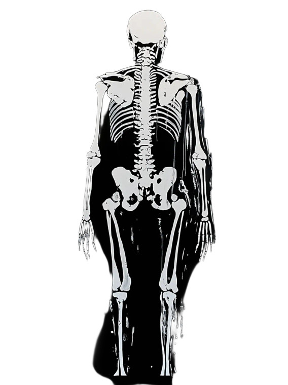 Skeleton Painting Vinyl Car Decal Sticker – Waterproof & UV-Resistant 8"