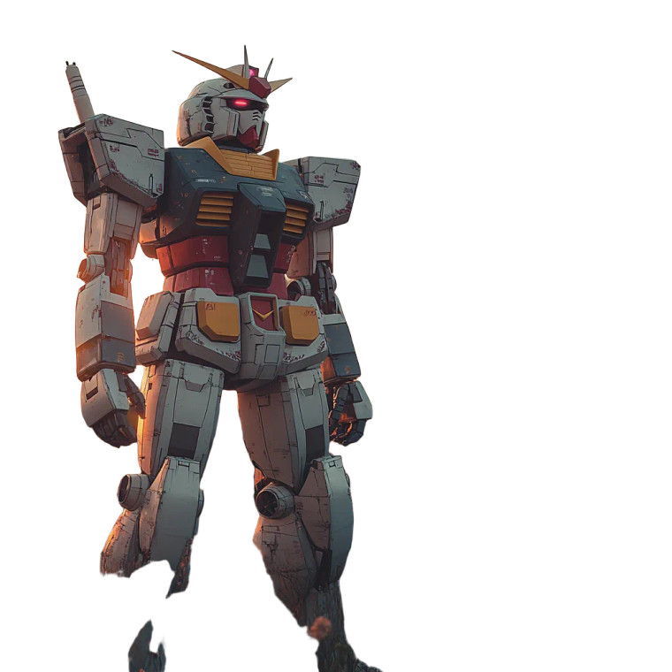 Gundam Battlefield Vinyl Car Decal Sticker – Waterproof & UV-Resistant 8"