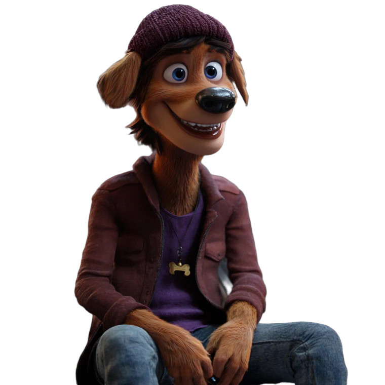 Dog Humanoid King Vinyl Car Decal Sticker – Waterproof & UV-Resistant 8"