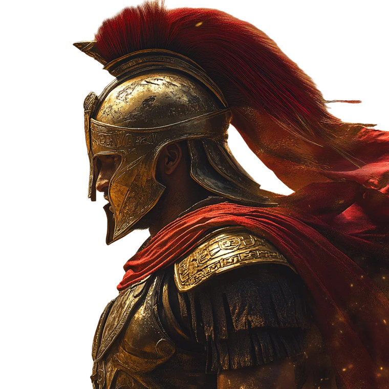 Ancient Desert Warrior Vinyl Car Decal Sticker – Waterproof & UV-Resistant 8"