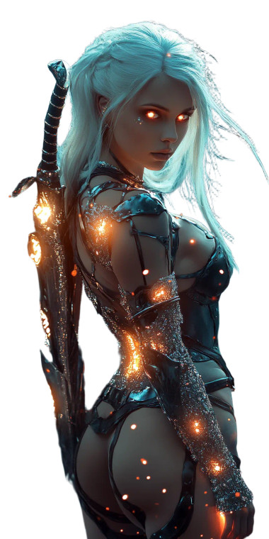 Warrior Princess V5 Vinyl Car Decal Sticker – Waterproof & UV-Resistant 8"