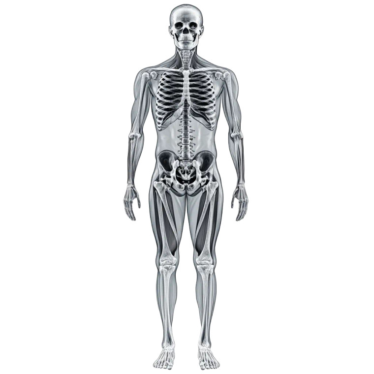 Human Ct Scan Vinyl Car Decal Sticker – Waterproof & UV-Resistant 8"