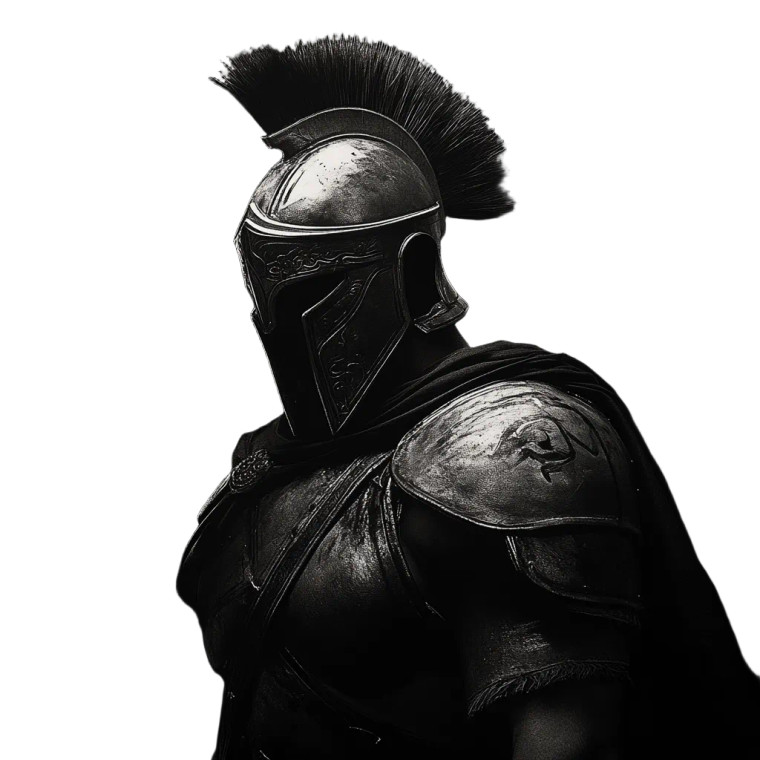 Spartan Warriors Renaissance Vinyl Car Decal Sticker – Waterproof & UV-Resistant 8"