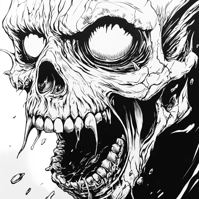 Evil Demon Skull V2 Vinyl Car Decal Sticker – Waterproof & UV-Resistant 8"