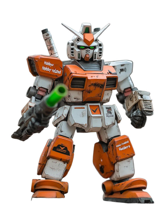 Gundam Bobble Head Vinyl Car Decal Sticker – Waterproof & UV-Resistant 8"