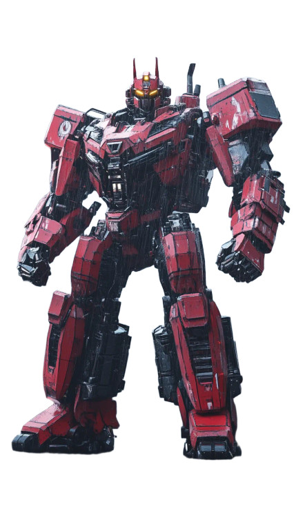 Cool Robot Transformer Vinyl Car Decal Sticker – Waterproof & UV-Resistant 8"