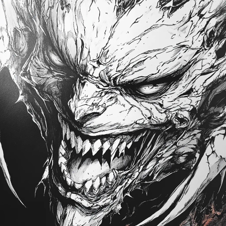 Wrath Incarnate Demon V3 Vinyl Car Decal Sticker – Waterproof & UV-Resistant 8"