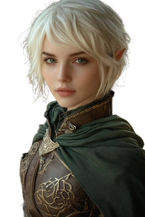 Elven Dance Bard Vinyl Car Decal Sticker – Waterproof & UV-Resistant 8"