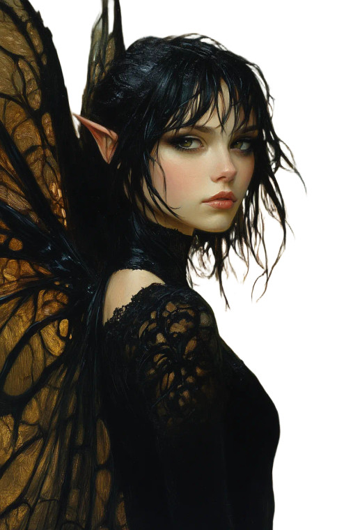 Fairy Painting Vinyl Car Decal Sticker – Waterproof & UV-Resistant 8"