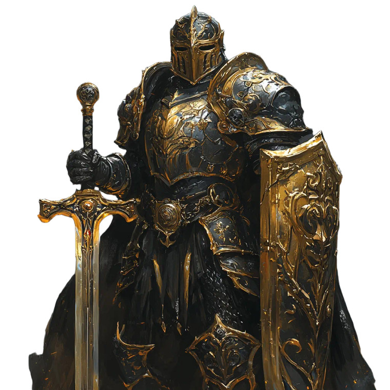 Atlantis Knight Vinyl Car Decal Sticker – Waterproof & UV-Resistant 8"