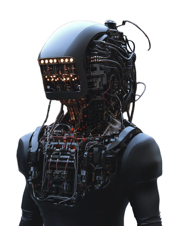 Robot V3 Vinyl Car Decal Sticker – Waterproof & UV-Resistant 8"