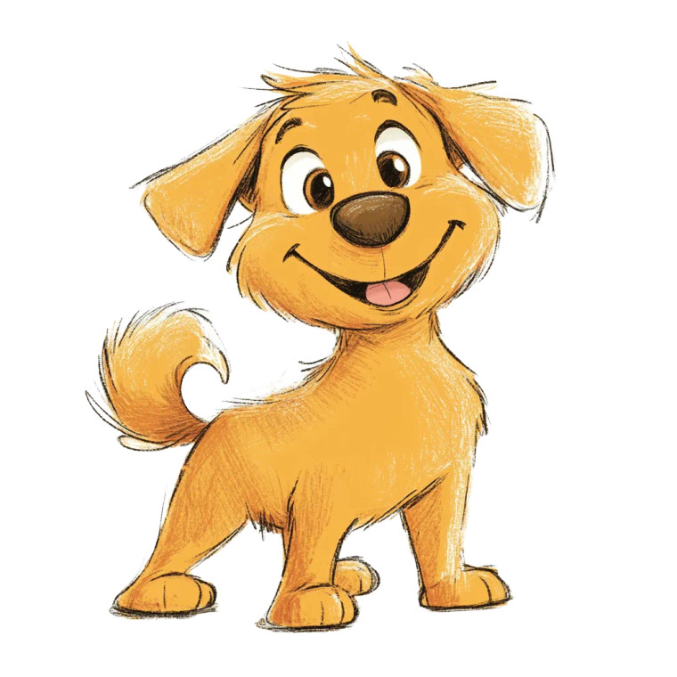 Wagging Tail Dog Vinyl Car Decal Sticker – Waterproof & UV-Resistant 8"