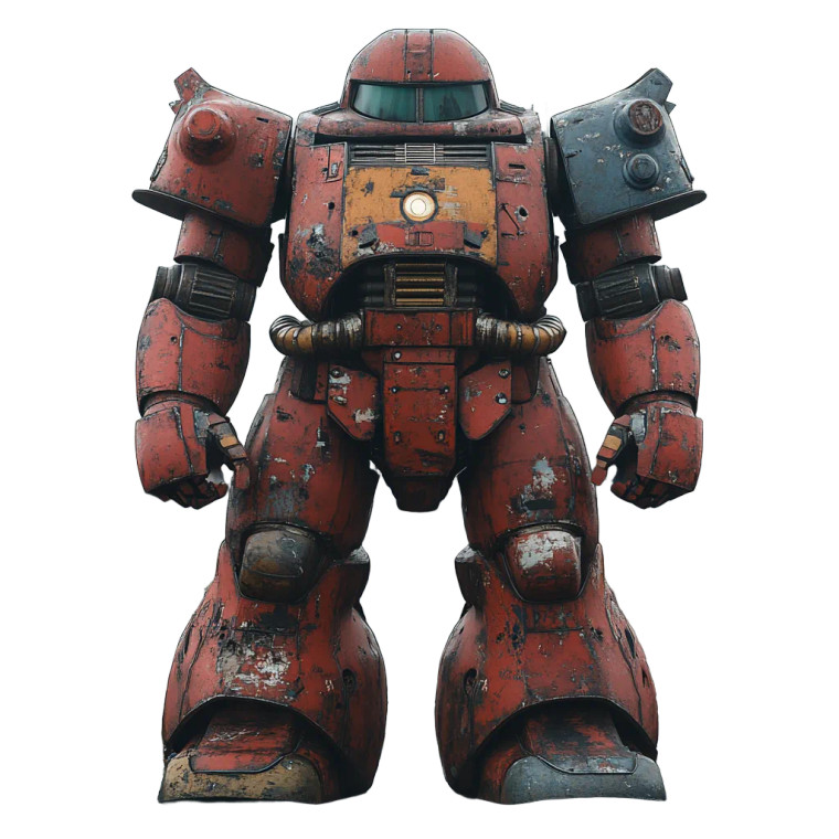 Zaku Ii Vinyl Car Decal Sticker – Waterproof & UV-Resistant 8"