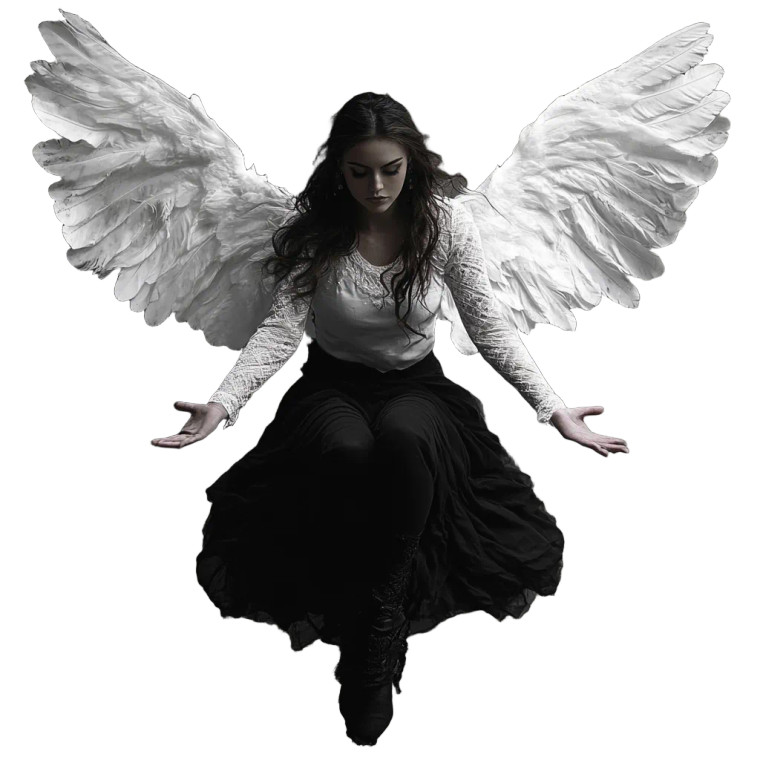 Fallen Angel V23 Vinyl Car Decal Sticker – Waterproof & UV-Resistant 8"