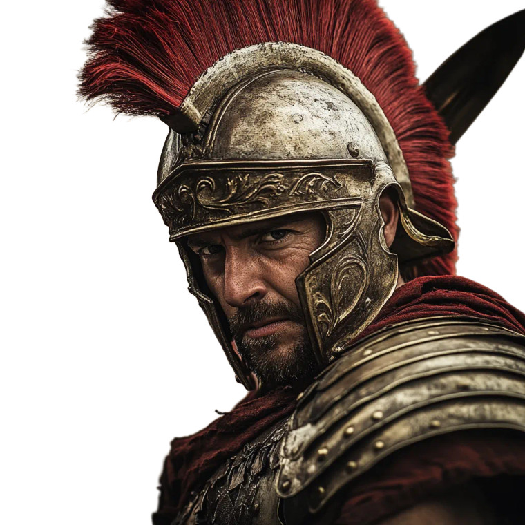 Roman Warrior V11 Vinyl Car Decal Sticker – Waterproof & UV-Resistant 8"