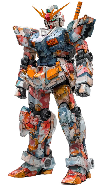 Gundam Blind Box Vinyl Car Decal Sticker – Waterproof & UV-Resistant 8"