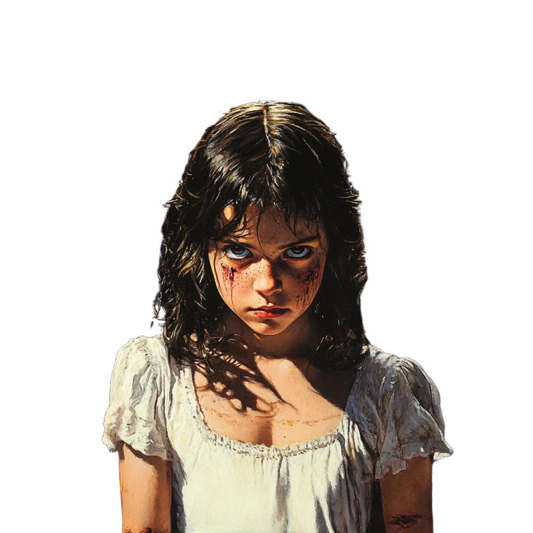 Child Angel V2 Vinyl Car Decal Sticker – Waterproof & UV-Resistant 8"