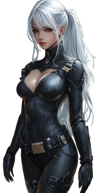 Fantasy Anime Warrior V5 Vinyl Car Decal Sticker – Waterproof & UV-Resistant 8"