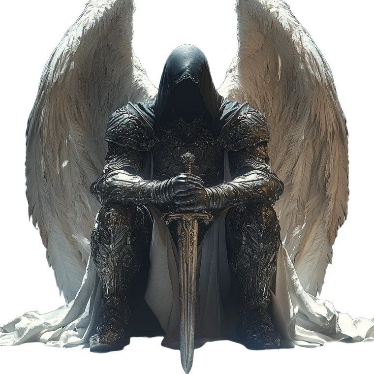 Majestic Archangel V2 Vinyl Car Decal Sticker – Waterproof & UV-Resistant 8" Majestic Archangel V2 Vinyl Car Decal Sticker – Waterproof & UV-Resistant 8"