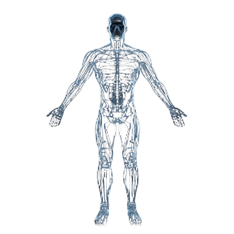 Hologram Man Vinyl Car Decal Sticker – Waterproof & UV-Resistant 8"