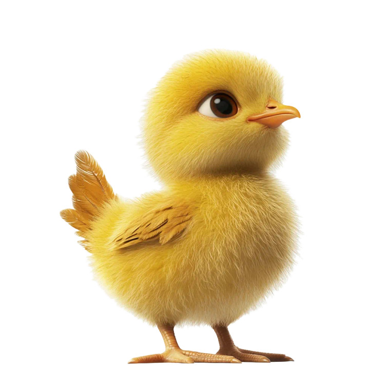 Pixar Hen Chick Vinyl Car Decal Sticker – Waterproof & UV-Resistant 8"