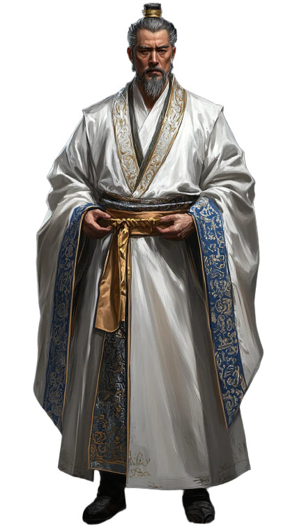 Han Dynasty Sorcerer Vinyl Car Decal Sticker – Waterproof & UV-Resistant 8"