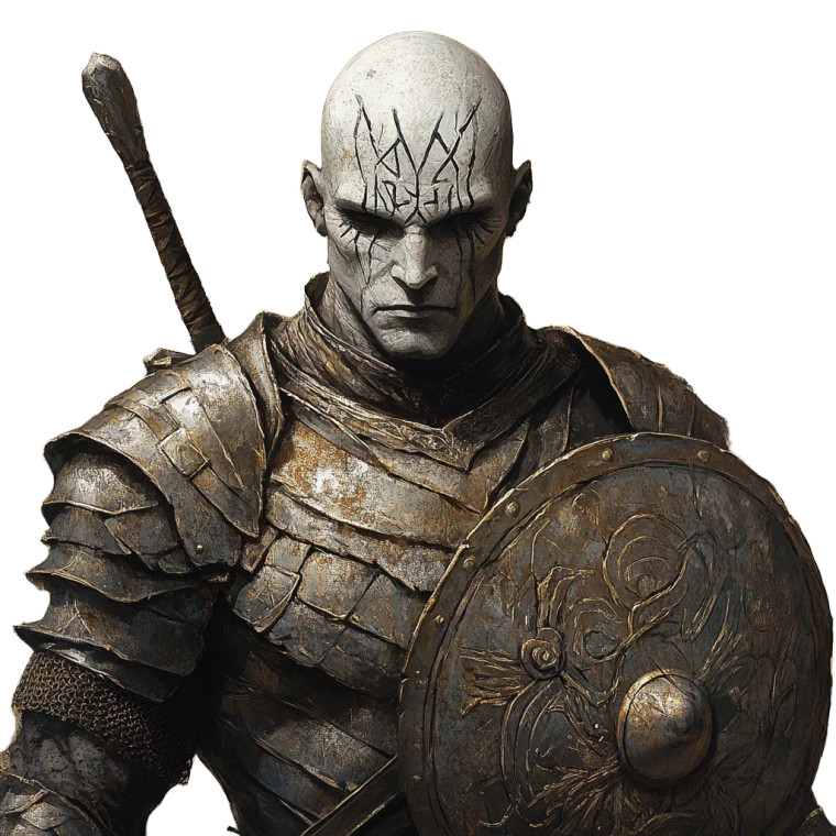 Bald Goliath Warrior Vinyl Car Decal Sticker – Waterproof & UV-Resistant 8"