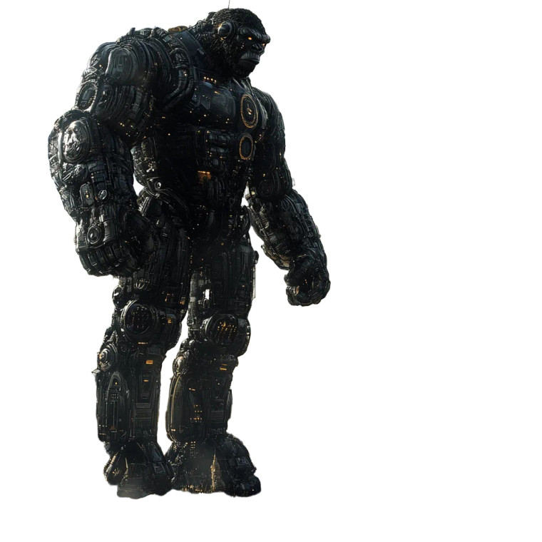 Android King Kong Vinyl Car Decal Sticker – Waterproof & UV-Resistant 8"